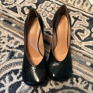 Bottega Veneta Black Leather Heels